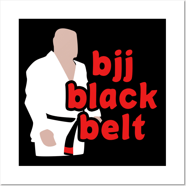 Bjj black belt - brazilian jiu-jitsu Wall Art by fighterswin